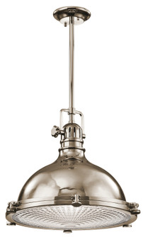 Hatteras Bay One Light Pendant in Polished Nickel (12|2691PN)