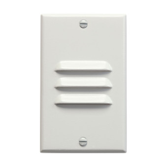 Step And Hall 120V LED Step Light Vertical Louver in White (12|12606WH)