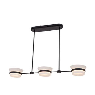 Anel LED Island Pendant in Matte Black (33|517361MB)