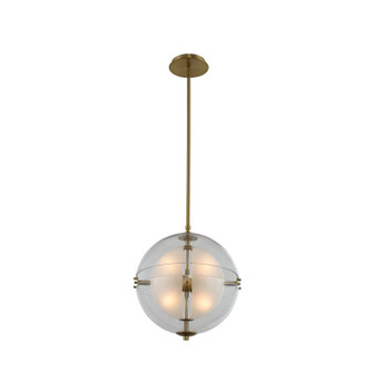 Sussex LED Pendant in Winter Brass (33|509751WB)