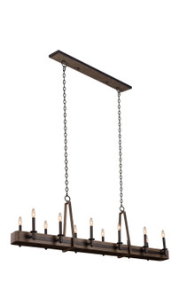 Duluth 12 Light Island Pendant in Satin Bronze (33|508962SZ)