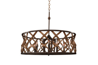 Soho Six Light Pendant in Milk Chocolate (33|501853MC)