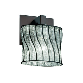 Wire Glass LED Wall Sconce in Matte Black (102|WGL-8931-30-SWCB-MBLK-LED1-700)