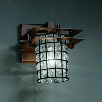 Wire Glass One Light Wall Sconce in Dark Bronze (102|WGL-8171-10-GRCB-DBRZ)