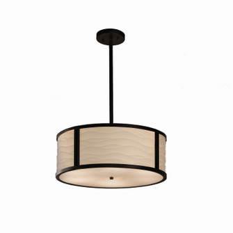 Porcelina LED Pendant in Matte Black (102|PNA-9541-WAVE-MBLK-LED3-3000)