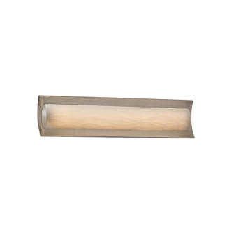 Porcelina LED Linear Bath Bar in Brushed Nickel (102|PNA-8631-WAVE-NCKL)