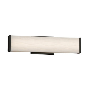 Porcelina LED Linear Bath Bar in Matte Black (102|PNA-8601-WAVE-MBLK)