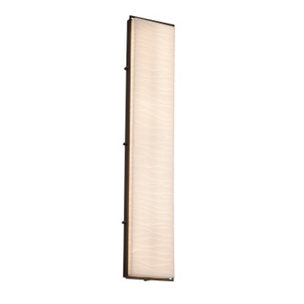 Porcelina LED Outdoor Wall Sconce in Matte Black (102|PNA-7568W-WAVE-MBLK)