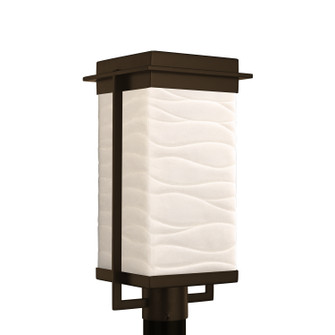 Porcelina LED Post Mount in Dark Bronze (102|PNA-7543W-WAVE-DBRZ)