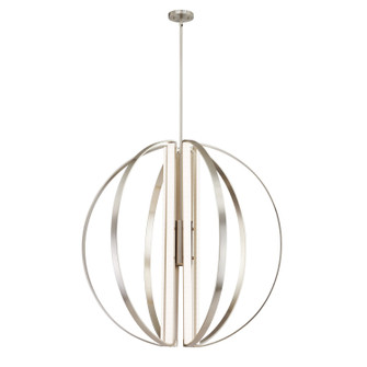 Liv LED Chandelier in Brushed Nickel (102|NSH-4304-NCKL)