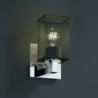 Wire Mesh One Light Wall Sconce in Polished Chrome (102|MSH-8921-15-CROM)