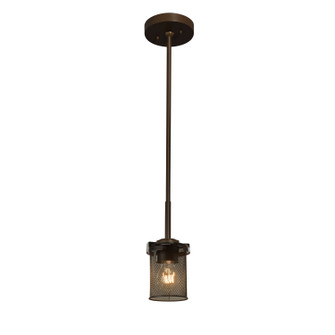 Wire Mesh One Light Pendant in Brushed Nickel (102|MSH-8455-10-NCKL)