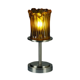 Veneto Luce One Light Table Lamp in Matte Black (102|GLA-8798-16-AMBR-MBLK)