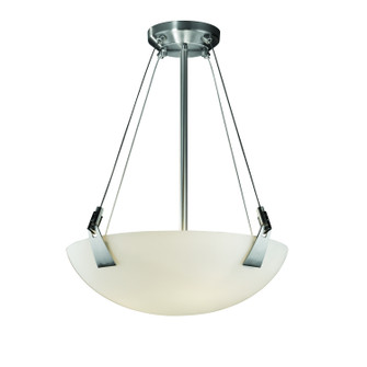 Fusion Three Light Pendant in Brushed Nickel (102|FSN-9641-35-OPAL-NCKL)