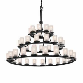 Fusion 45 Light Chandelier in Matte Black (102|FSN-8714-10-SEED-MBLK)