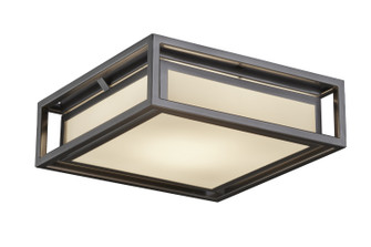 Fusion LED Outdoor Flush Mount in Dark Bronze (102|FSN-7629W-OPAL-DBRZ)