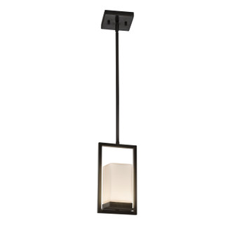 Fusion LED Outdoor Mini-Pendant in Brushed Nickel (102|FSN-7515W-OPAL-NCKL)