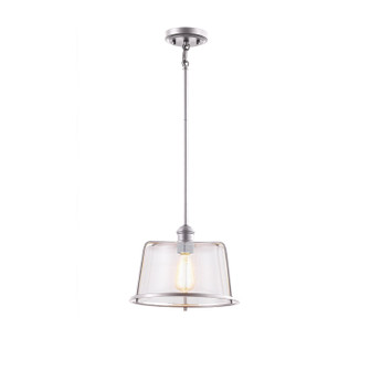 Fusion One Light Pendant in Brushed Nickel (102|FSN-4423-SEED-NCKL)