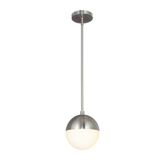 Fusion One Light Pendant in Brushed Nickel (102|FSN-4150-OPAL-NCKL)