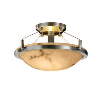 LumenAria LED Semi-Flush Mount in Dark Bronze (102|FAL-9680-35-DBRZ-LED2-2000)