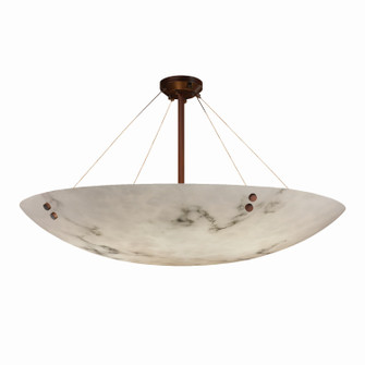 LumenAria 12 Light Semi-Flush Mount in Dark Bronze (102|FAL-9659-35-DBRZ-F1)