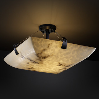 LumenAria LED Semi-Flush Mount in Brushed Nickel (102|FAL-9631-25-NCKL-LED3-3000)