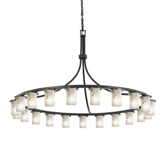 LumenAria 21 Light Chandelier in Matte Black (102|FAL-8736-10-MBLK)