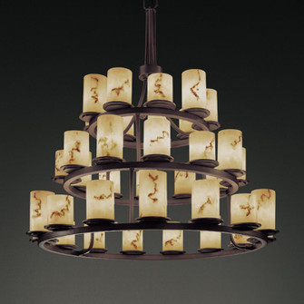 LumenAria 36 Light Chandelier in Dark Bronze (102|FAL-8712-10-DBRZ)