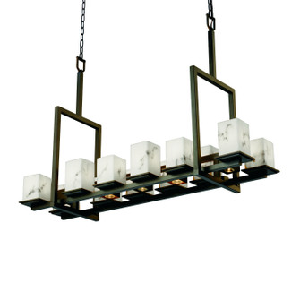 LumenAria LED Chandelier in Matte Black (102|FAL-8620-15-MBLK-LED12-8400)