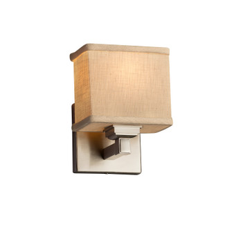 Textile One Light Wall Sconce in Dark Bronze (102|FAB-8437-55-CREM-DBRZ)