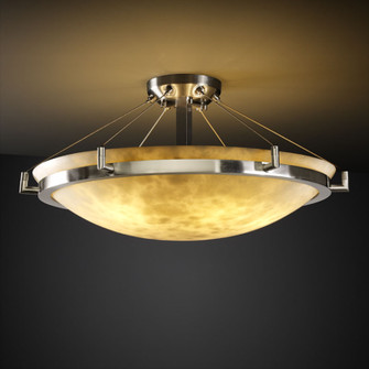 Clouds Six Light Semi-Flush Mount in Brushed Nickel (102|CLD-9682-35-NCKL)