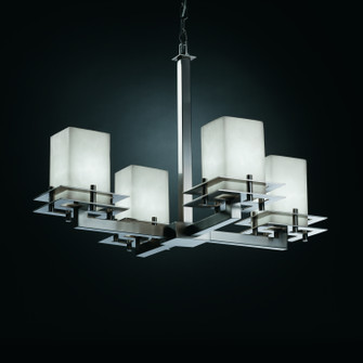 Clouds Four Light Chandelier in Matte Black (102|CLD-8100-15-MBLK)