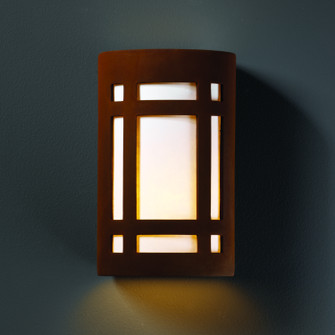 Ambiance LED Lantern in Sienna Brown Crackle (102|CER-7485W-CKS-LED1-1000)