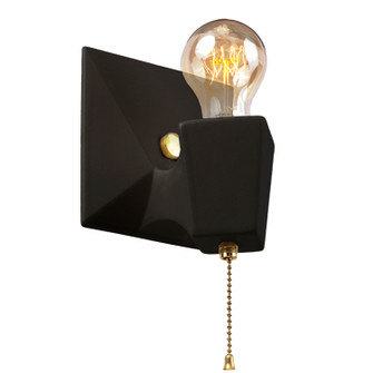 American Classics One Light Wall Sconce in Carbon - Matte Black (102|CER-7011-CRB-BRSS)