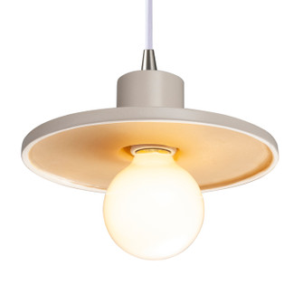 Radiance One Light Pendant in Matte White with Champagne Gold (102|CER-6325-MTGD-NCKL-WTCD)