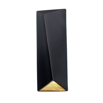 Ambiance LED Wall Sconce in Carbon Matte Black w/Champagne Gold (102|CER-5890-CBGD)