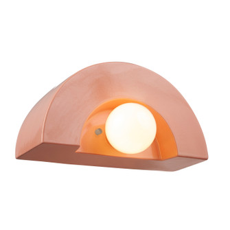 Ambiance Collection One Light Wall Sconce in Gloss Blush (102|CER-3020-BSH)