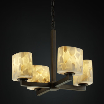 Alabaster Rocks LED Chandelier in Dark Bronze (102|ALR-8829-30-DBRZ-LED4-2800)