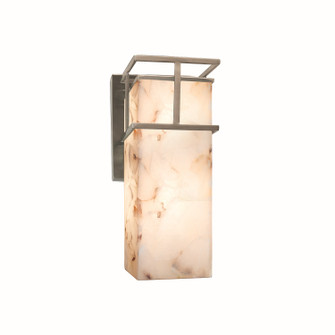 Alabaster Rocks LED Outdoor Wall Sconce in Brushed Nickel (102|ALR-8641W-NCKL)