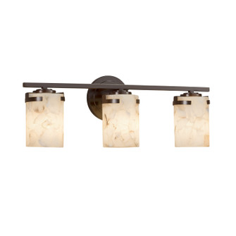 Alabaster Rocks Three Light Bath Bar in Dark Bronze (102|ALR-8453-10-DBRZ)