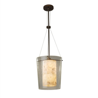 Alabaster Rocks One Light Pendant in Brushed Nickel (102|ALR-8010-NCKL)