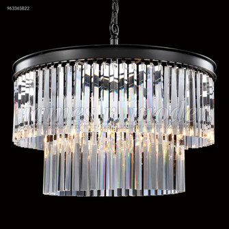 Europa Eight Light Chandelier in Silver (64|96336S22)