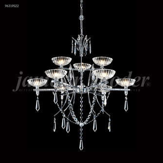 Medallion Nine Light Chandelier in Silver (64|96319S22)