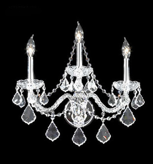 Vienna Three Light Wall Sconce in Silver (64|94203S22)