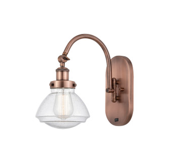 Franklin Restoration One Light Wall Sconce in Antique Copper (405|918-1W-AC-G324)