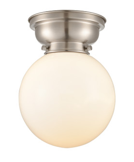 Franklin Restoration One Light Flush Mount in Brushed Satin Nickel (405|623-1F-SN-G201-8)