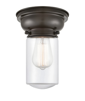 Franklin Restoration One Light Flush Mount in Oil Rubbed Bronze (405|623-1F-OB-G312)