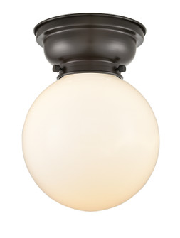 Franklin Restoration One Light Flush Mount in Oil Rubbed Bronze (405|623-1F-OB-G201-8)