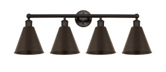 Downtown Urban Four Light Bath Vanity in Oil Rubbed Bronze (405|616-4W-OB-MBC-8-OB)