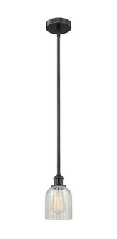 Edison One Light Mini Pendant in Matte Black (405|616-1S-BK-G2511)